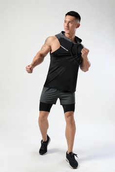 Product Description     Item Type: Sports & Fitness Tank Top  Gender: Men  Material: Polyester, Spandex  Sleeve: Sleeveless  Collar: Hooded  Hooded: Yes  Closure: Pullover  Design: Casual  Features: Breathable, Quick Dry  Application: Gym, Workout, Exercise, Fitness, Bodybuilding, Outdoor, Sports, Running     Load More Images                         VIVINCH 5-POINT HAPPINESS CHECKLIST    FREE shipping provided and it’s not a fake promise. Secured payments via PayPal® Money Back Guarantee Support Happiness Checklist, Mens Workout Tank Tops, Fitness Tank Top, Men's Workout, Paypal Money, Men Running, Workout Clothing, Make Do, Men's Fitness