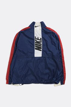 Sourced in CanadaMeasurementsSize: 2XLPit to Pit: 29.5"Arm: 25"Length: 28.5"Condition: Good vintage conditionMaterial Composition: 100% nylonColour: Blue, white, red White Technical Long Sleeve Windbreaker, Red Nylon Sporty Track Jacket, Red Nylon Streetwear Windbreaker, White Nylon Track Jacket With Pockets, Red Nylon Track Jacket, Red Nylon Track Jacket For Streetwear, Red Nylon Windbreaker For Streetwear, Red Nylon Sportswear Track Jacket, Red Nylon Track Jacket For Outdoor