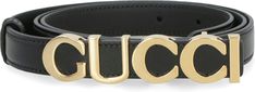 Check out this sleek, genuine leather belt that adds a touch of sophistication to any outfit. Made with 100% cow hide, it's durable and stylish - a must-have accessory for any wardrobe. Front logo detail buckle Buckle size: 10x2.5 cm Belt height: 2 cm | Gucci Women's Leather Belt in Black | Size 80 | 7516000YA0G Color 1000 Gucci Leather Belt, Womens Leather Belt, Gucci Leather, Black Leather Belt, Leather Cap, Cow Hide, Genuine Leather Belt, Gucci Black, Beach Tote Bags