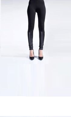 This Trendy Leggings is perfect for daily wear. ❖ All garments are made of high quality fabrics made in a European fashion studio with exceptional workmanship. They are made to order, handmade and are not mass production. ❖ This is a made-to-order skirt, sewn especially for you from high-quality fabrics. ❖ Material is quality, flexible and stretchy. Very stretchy and comfortable. ❖ Ordering the leggings, write a note with waist, hips measurements and your event date. ❖ If you are interested in a style that we don't carry, send a picture and will gladly custom make it for you. ❖ Care : hand wash in cold water. Please do NOT iron. ❖ Here you can find your size or how to make your measurements right. Get a perfect fit ,the first time! https://www.etsy.com/listing/244667447/how-to-find-your-si Elegant Black Ankle-length Leggings, Luxury Black Compressive Leggings, High-waisted Black Faux Leather Leggings, Sleek Faux Leather Full-length Leggings, Fitted Full-length Leather Leggings, Trendy Leggings, Fashion Leggings, Fall Pants, Leather Detail