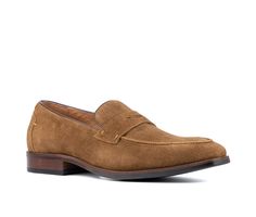 Superfluous designed, the James loafers bring a timeless flair to your ensembles. Classic almond toe dress shoe featuring an iconic penny keeper strap for a sophisticated touch. Premium quality Leather or Suede upper, Slip on for easy entry,1.1\ stacked block heel, Squared Moc toe, Leather / Cotton combination footbed, Rubber outsole | Men's Vintage Foundry Co James Loafers in Tan Size 10 Classic Slip-on Dress Shoes With Suede Lining, Classic Fitted Business Slip-ons, Classic Suede Semi-formal Slip-ons, Formal Slip-on Loafers With Suede Lining, Formal Plain Toe Slip-ons For Fall, Classic Formal Slip-ons With Suede Lining, Fall Gala Wingtip Dress Shoes, Timeless Slip-on Dress Shoes For Semi-formal Events, Classic Moc Toe Slip-ons For Fall