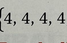 the numbers are written in black and red