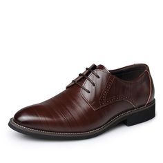 Category:Oxfords; Upper Materials:Leather,Cowhide; Lining Materials:Leather; Season:Fall,Spring; Gender:Men's; Range:EU40; Toe Shape:Pointed Toe; Style:Business,Classic; Outsole Materials:Rubber; Occasion:Daily,Office  Career,Party  Evening; Closure Type:Lace-up; Function:Wear Proof; Pattern:Solid Colored; Insole Materials:PU; Shipping Weight:0.785; Listing Date:09/18/2017; 2023 Trends:Derby Shoes,Dress Shoes; Foot Length:; Foot Width:null; SizeChart1_ID:2:343270; Special selected products:hot Mens Business Shoes, Shoes Business, Brogues Men, Casual Leather Shoes, Leather Brogues, Oxford Dress Shoes, Business Shoes, Brogue Shoes, Leather Dress Shoes