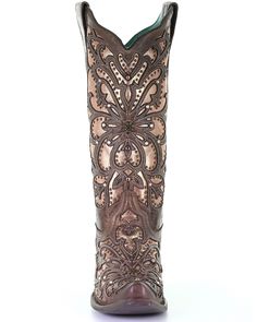 Corral Cowgirl Boots, Cute Cowgirl Boots, Tall Western Boot, Round Toe Boots, Cowgirl Look, Womens Cowgirl Boots, Handcrafted Boots, Leather Western Boots, Country Concert