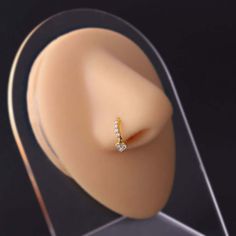 Buying Option:- $6.88 for Single Piece ----------- DESCRIPTIONS ------------ Color: Silver/ Gold- Patterns: #1-12- Gauge: 20G (0.8 - 0.9mm)- Diameter: 8mm- Materials:18K Gold Plating, CZ, Copper- SKU: HSPJ670 ----------- MIX MATCH PURCHASE -----------We do offer mix-match purchases for different listings at the same price, please provide your desired SKU & pattern in the personalization column. Moon Nose Ring, Star Nose Ring, Heart Nose Ring, Flower Nose Ring, Diy Rings Tutorial, Hoop Nose Rings, Mismatched Earrings Studs, Rings Tutorial, Cute Nose Rings