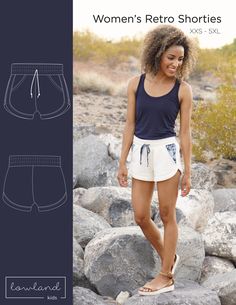 "These cozy shorties are perfect for summer. They're great for lounging and also fitting for a casual setting. These shorts have been tried and tested from size XXS-5XL. Pair it with your favorite tee, hoodie, or whatever your favorite top may be! I suggest using a structured knit such as french terry for the shorts and if possible a thinner knit (or woven would work) for the pockets as it can get a little bulky in that area. With adults sizing varying even more than children, please pay close a Cami Bodysuit, Fall Transition, Cheap Fabric, Pretty Fabric, Clothes Sewing Patterns, Selling Clothes, Sewing For Beginners, Pdf Sewing Patterns, Autumn Summer