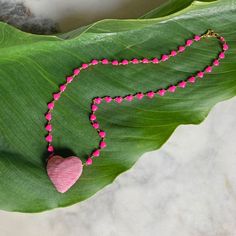 Large silk cord-wrapped pendant necklace with enamel heart chain and lobster claw closure. Large heart pendant measures about 1-1/8" long x 1-1/4" wide. Necklace measures about 19-1/2 " long. Lightweight. Heart pendant is dimensional, not flat - see photo. Wire Wrapped Heart Pendant Necklace For Valentine's Day, Valentine's Day Wire Wrapped Heart Pendant Necklace, Valentine's Day Heart Pendant Necklace, Wire Wrapped, Valentine's Day Heart-shaped Wire Wrapped Necklace, Adjustable Heart-shaped Wire Wrapped Necklace, Valentines Sale, Hearts Necklace, Large Heart, Heart Chain