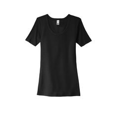 Get the District® V. I.T.™ Women's Rib Scoop Neck T-Shirt at Michaels. com. Versatile in the most important ways, this rib tee can stand alone or effortlessly layer. Versatile in the most important ways, this rib tee can stand alone or effortlessly layer. Details: Available in multiple colors and sizes 5.2-ounce, 50/50 combed ring spun cotton/polyester, 40 singles 2x2 rib knit fabrication Bound neck Tear-away label | District® V. I.T.™ Women's Rib Scoop Neck T-Shirt in Black | Large | Michaels® Black Media, 50 50, Neck T Shirt, Rib Knit, Spun Cotton, Scoop Neck, Short Sleeves, Womens Shorts, Fabric