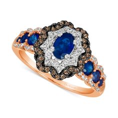 in stock Le Vian Rings, Levian Rings, Chocolate Diamonds, White Gold Sapphire, Le Vian, Decadent Chocolate, Luxury Women, Luxury Jewelry, Sapphire Ring