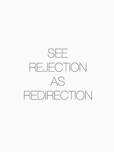 the words see reflection as redirection are black and white on a white background