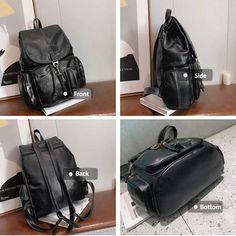 This Vintage Women Backpack for Teenage Girls is made of high-quality PU leather, making it soft and comfortable to wear. The adjustable padded shoulder straps make it ergonomic for daily use, while its spacious compartment makes it perfect for school, work, travel, shopping, hiking, and camping. It's a best seller in the fashion crowd and makes the perfect gift for home decorators and event planners. Premium PU Leather Construction: Crafted from high-quality PU leather, this vintage women's bac Retro Backpack, Hiking And Camping, Travel Rucksack, Vintage Backpacks, Women Leather Backpack, Travel Shopping, School Bags For Girls, Event Planners, Home Decorators