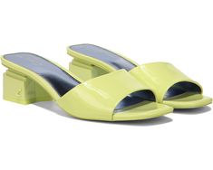 Circus NY Nova | Zappos.com Green Sandals With Contrasting Heel Counter For Spring, Spring Green Sandals With Contrasting Heel Counter, Spring Green Heels With Contrasting Heel Counter, Green Heels With Contrasting Heel Counter For Spring, Trendy Block Heel Sandals With Cushioned Footbed, Modern Green Heels For Summer, Summer Synthetic Slides With Block Heel, Summer Block Heel Synthetic Slides, Green Open Toe Mules For Spring