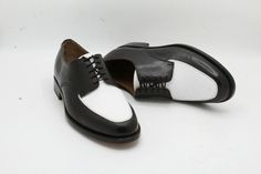 Handmade Black / White Leather Men Oxford Lace up Formal Dress Shoes on Storenvy White Pointed Toe Oxfords For Business, Fitted White Leather Shoes With Almond Toe, White Fitted Leather Shoes With Almond Toe, White Lace-up Dress Shoes For Semi-formal Occasions, White Pointed Toe Leather Shoes For Semi-formal Occasions, White Formal Lace-up Dress Shoes, Formal White Pointed Toe Oxfords, White Pointed Toe Oxfords For Formal Occasions, Fitted White Oxfords With Almond Toe