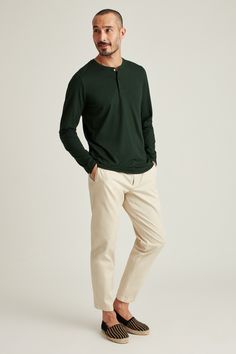 Free shipping and returns. Bonobos, home of better-fitting menswear and an easier shopping experience. Classic Cotton Henley For Spring, Classic Cotton Henley With Relaxed Fit, Classic Cotton Relaxed Fit Henley, Classic Cotton Henley For Everyday, Relaxed Fit Cotton Henley For Layering, Cotton Henley For Everyday, Claim To Fame, Soft Hands, Grey Shirt