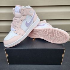 Jordan1 Mid Sku : Fd8780 601 Gs-6.5y (Women's 8) *Please Be Sure To Look At All Pictures Before Purchasing This Item!* This Shoe Is Brand New And Has Never Been Worn. Shoes Are Size “Number” Us. The Shoes Are In The Original Box With No Damage Box. Please Allow 1-2 Business Days For Item(S) To Be Shipped From Purchase Date. All Of The Items I Sell Are 100% Authentic. Pictures Are Taken To The Best Of My Ability To Make Sure You Clearly Know What You Are Getting. All My Pictures Are Of The Actual Casual Pink Custom Sneakers With Air Max Cushioning, Pink Mid-top Jordan Shoes For Sports, Pink High-top Jordan Shoes, Pink Custom Sneakers For Sports With Branded Heel, Sporty Jordan Shoes With Round Toe, Pink Jordan Sports Shoes With Cushioned Footbed, Pink Jordan Shoes With Cushioned Footbed For Sports, Pink Jordan Shoes For Streetwear With Round Toe, Sporty Pink Jordan Shoes With Rubber Sole