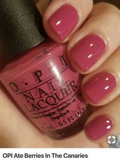 Opi Colors, Raspberry Color, Opi Nail Polish, Opi Nails, Healthy Nails