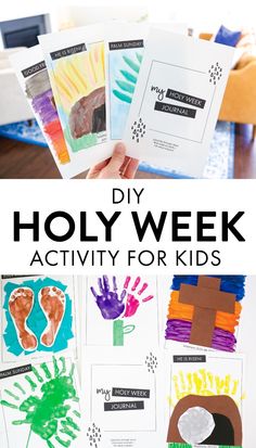 Preschool Good Friday Craft, Easter Week Crafts, Easter Week Preschool Activities, Lent Toddler Activities, Good Friday Activities For Preschool, Holy Week Activities For Kids, Easter Week Activities