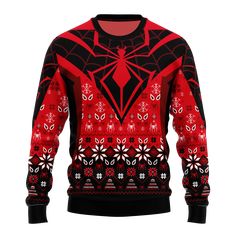 Spider Man Ugly Christmas Sweater Xmas Gift Easy 30 day return policy Spider Men, Christmas Spider, Mix Match Outfits, Urban Sophistication, Chic Sweater, Christmas Sweater Men, Sweater Gift, Christmas Gifts For Women, Shirt Button