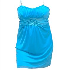 Aqua Blue Light Weight Party Dress. Also Great For Bridesmaid Dress. New Unworn. Sheer And Satin Material. 3d Pics Included To Show What A Great Fit It Has! Sleeveless Ruched Mini Dress For Homecoming, Blue Ruched Dress For Homecoming, Blue Mini Dress With Ruched Bodice For Prom, Blue Spaghetti Strap Mini Dress For Prom, Blue Ruched Homecoming Dress, Blue Dresses With Ruched Bodice For Homecoming, Blue Homecoming Dress With Ruched Bodice, Light Blue Ruched Mini Dress For Evening, Light Blue Spaghetti Strap Mini Dress For Party