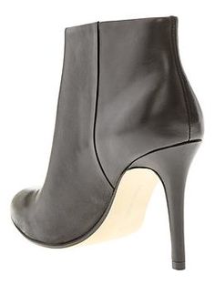 Tessah Bootie | Banana Republic Elegant Ankle Boot Heels With Zipper Closure, Elegant Boots With Zipper Closure For Night Out, Elegant Heeled Boots With Zipper Closure, Elegant Ankle-high Heels With Zipper Closure, Elegant High Heel Boots With Zipper Closure, Elegant Heels With Zipper Closure, Chic High Heel Boots With Side Zipper, Elegant Boots With Side Zipper For Fall, Elegant Office Boots With Zipper Closure