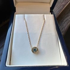 Beautiful, Sparkly Blue Topaz Pendant Set In 14k Gold. Purchased From Rf Moeller Jeweler's Estate Collection. Perfect Present! Comes With Box. On A 21 Inch Long Chain. Blue Topaz Pendant, Topaz Pendant, Long Chain, Pendant Set, Blue Gold, Blue Topaz, Womens Jewelry Necklace, Topaz, Jewelry Necklaces