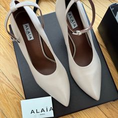 Alaia Pumps. New With Box, Dust Bags In 40eu Size Alaia Shoes, Leather Pumps, Shoes Women Heels, Limited Time, Dust Bag, Shoes Heels, Size 10, Pumps, Women Shoes