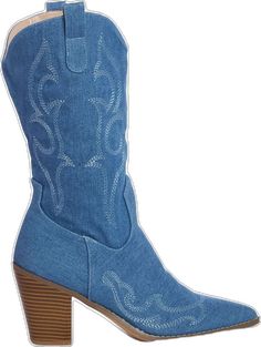 Denim Cowboy Boots, Denim Cowboy, Trendy Womens Shoes, Shoes Shop, Platform Boots, Online Boutique, Cowboy Boots, Stiletto Heels, Women's Shoes