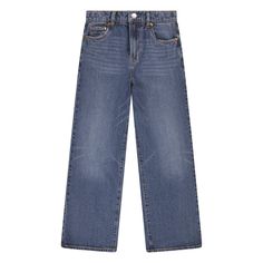 This timeless Levi's® high-rise pairs perfectly with cropped tees and hoodies, and the baggy leg gives the silhouette that unique flow they will love! Cropped Tees, Jean Trends, Girls High, Kids Outfits Girls, Toddler Girl Outfits, Bottom Clothes, Pair Of Pants, High Rise Jeans, Crop Tee