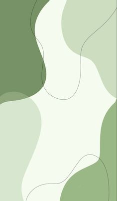 an abstract green and white background with wavy lines