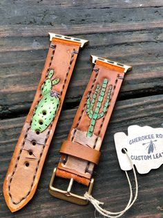 Now you can custom design a leather watch band to your unique style and tastes! 100% handmade from real cowhide and hand stitched with your choice of many thread colors! This listing is for a straight style leather watch band, if you would like a scalloped style or a button stud style, please check out my shops' homepage at https://www.etsy.com/shop/CherokeeRoseLeather As soon as you purchase this listing, please message me what kind of design you would like on the watchband and we will go from Vintage Leather Apple Watch Band With Bracelet Strap, Vintage Leather Bracelet Strap For Apple Watch, Adjustable Brown Hand Tooled Apple Watch Band, Adjustable Hand Tooled Brown Apple Watch Band, Adjustable Hand-tooled Brown Apple Watch Band, Custom Handmade Brown Watch Bands, Custom Brown Leather Watch Bands, Hand Tooled Adjustable Leather Apple Watch Band, Adjustable Hand Tooled Leather Apple Watch Band