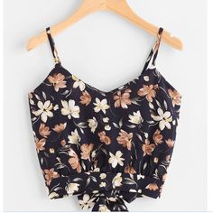 Lasaky - Multi-Colored Tank Top with Various Sizes and Patterns Áo Crop Top, 50th Clothing, Grunge Look, Crop Top Outfits, Cute Crop Tops, Cropped Tops, Crop Tank Top, Cami Crop Top, Floral Tank Top