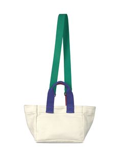 Ready to stride into weekend adventures in style? Our Carry All Small offers the perfect size, cute color block design and canvas material to match your every mood. Whether you’re on-the-go exploring or just casually strolling, this tote is your go-to companion. 100% Cotton Canvas Inner pocket for essentials Snap button closure Fixed top handles Detachable woven cross-body strap Machine washable Dimensions:9"L x 7.5"H x 6"D (23cm L x 19cm H x 15cm D)When folded and lay flat:15"L x 7.5H (38cm L x Casual Color Block Bags For Everyday Use, Casual Color Block Travel Bags, Casual Canvas Tote Bag With Canvas Lining, Casual Canvas Tote Bag With Lining, Casual Canvas Bags For Weekend, Casual Multicolor Canvas Tote Bag, Casual Cream Cotton Canvas Bag, Sporty Canvas Bag For Weekend, Casual Cream Canvas Bag For Travel