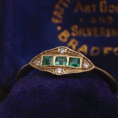 One of our very favorite rings from the Machine Age served as the inspiration for this piece. Streamlined and modern with a low profile for easy wear. Big Stone Ring, Wax Carving, Colored Gemstones, Machine Age, Heirlooms Jewelry, Handmade Jewel, Ring Emerald, Wishful Thinking, Antique Engagement Rings