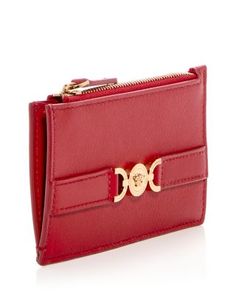 Versace Medusa Leather Card Case Lipstick Red, Leather Card Case, Card Case, Versace, Wallets, Pick Up, In Store, Buy Online, Handbags