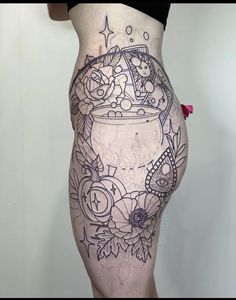 Witchcraft Tattoos, Tarot Tattoo, Witch Tattoo, Theme Tattoo, Pieces Tattoo, Spooky Tattoos, E Tattoo, Top Tattoos, Tattoo Feminina