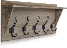 Bamboo Wall Mounted Coat Rack With Shelf - Eco Trade Company Rustic Hooks, Mudroom Kitchen, Coat Rack With Shelf, Entryway Shelf, Rustic Coat Rack, Coat Rack Shelf, Entryway Mudroom, Bamboo Wall, Wall Key Holder