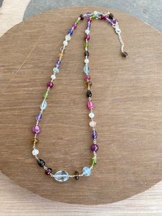 Gross weight - 32.70 grams Silver weight- 4.16 grams Length- 28 inch Size MM- 6 to 9x14 Gemstone name - smoky , Pink Sapphire , Peridot , Garnet , Citrine , TZ , Lemon , Pink amethyst , Aqua , Smoky , Ruby , Morganite , Pearls gemstones jewelry by Prismatic Gems gemstones long necklace We even do Custom order, Please write us a message or email us on info@gemprism.com Natural Gemstone Necklace, Gemstones Jewelry, Amethyst Quartz, Pink Amethyst, Pearl Gemstone, Lovely Jewellery, Silver Chain Necklace, 925 Jewelry, Morganite