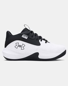 the under armour shoes in white and black