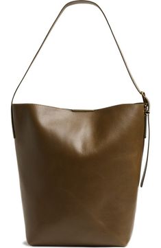 Madewell The Essential Bucket Tote | Nordstromrack Bucket Tote, Interior Wall, Wall Pockets, Phone Wallet, Magnetic Closure, Tote Handbags, Nordstrom Rack, Madewell, Leather Bag