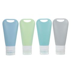 Item Function: 1. Made of silicone, it is durable, refillable, portable, squeezable, and safe to use. 2. Each travel size containers has a capacity of 90ml, ideal for shampoo, conditioner, body wash, lotion, hand sanitizer, etc. 3. The layer leak proof design can make a good protection for your luggage and clothes to prevents leakage or spills of liquid. 4. With wide openings makes them easy to fill with shampoo, conditioner, or lotion to use, also it is easy to clean the inside of the tubes. Pl Silicone Travel Bottles, Travel Size Beauty Products, Travel Container, Travel Bottles, Travel Toiletries, Travel Beauty, Shampoo Conditioner, Green Light, Travel Size