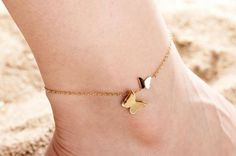 Butterfly pendant anklet. Perfect gift for any occasion such as birthday, anniversary, bridesmaids, Valentine's day or just to reward yourself.The anklets are made from jewelry-grade stainless steel and double plated gold or silver.  Length is 9  inches with 1 .5 in extender (10 inches total). You can send me a note if you want a different length.All our jewelry is sent in a gift bag ready for easy giving. Elegant Metal Anklets As Gift, Elegant Metal Anklets For Gift, Elegant Metal Anklets Gift, Minimalist Summer Anklets As A Gift, Minimalist Summer Anklets For Gifts, Elegant Summer Jewelry With Butterfly Charm, Minimalist Summer Anklets As Gift, Hypoallergenic Summer Anklets As Gift, Dainty Handmade Anklets For Gift