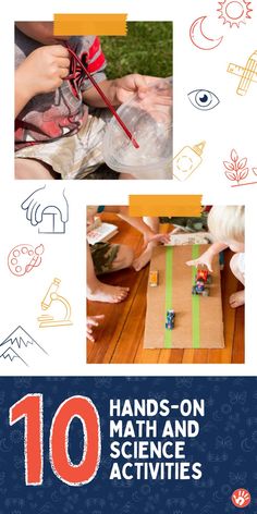 hands - on math and science activities for kids