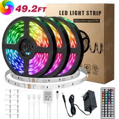 led strip light kit with remote control