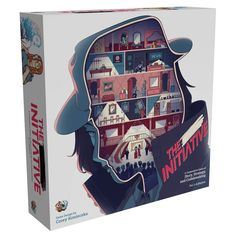 a box with an image of a woman's head in the shape of a house