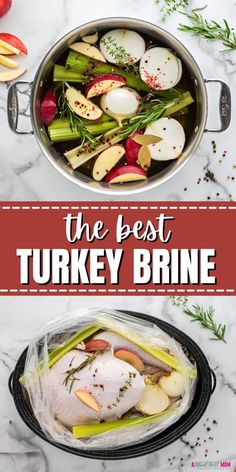 the best turkey brine recipe in a pot