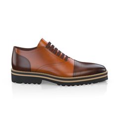 Brown Cap Toe Leather Shoes For Galas, Brown Cap Toe Leather Shoes With Rubber Sole, Brown Cap Toe Lace-up Shoes With Leather Sole, Brown Leather Cap Toe Shoes With Rubber Sole, Brown Lace-up Oxfords For Galas, Brown Bridle Leather Cap Toe Shoes, Brown Lace-up Shoes With Leather Sole For Galas, Brown Leather Shoes With Textured Sole For Galas, Brown Leather Oxfords With Round Toe