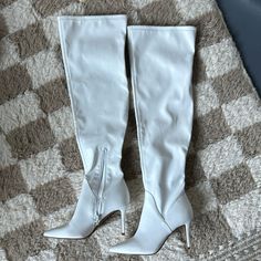 Brand New. White High Boots, Jessica Simpson Boots, Red Ankle Boots, Red Booties, Red Stilettos, Brown Knee High Boots, Leather Boots Heels, Brown Suede Boots, Tan Boots