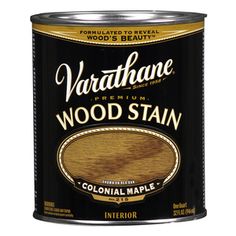 varathane wood stain natural interior paint, 1 qt can - black