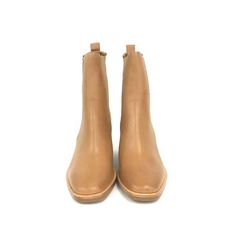 A perfect fall bootie neutral and easy to style for everyday wear    - pointed toe chelsea boot with a block heel and back tab  - hits above the ankle    - heel height: 2.75"  - fit runs true to size Fall Booties, Ankle Heels, Chelsea Boot, Bootie, Chelsea Boots, Block Heels, Chelsea, Heel Height, Everyday Wear