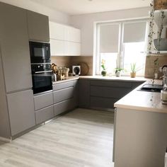 the kitchen is clean and ready for us to use in its new owner's home